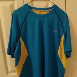 Reebok Mens Short Sleeve Athletic Shirt.